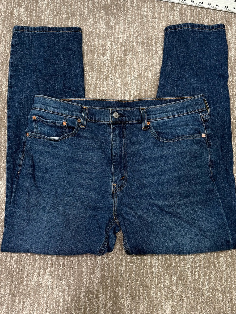 Levi’s 505 Classic Dark Blue Straight-Leg Jeans 38x32